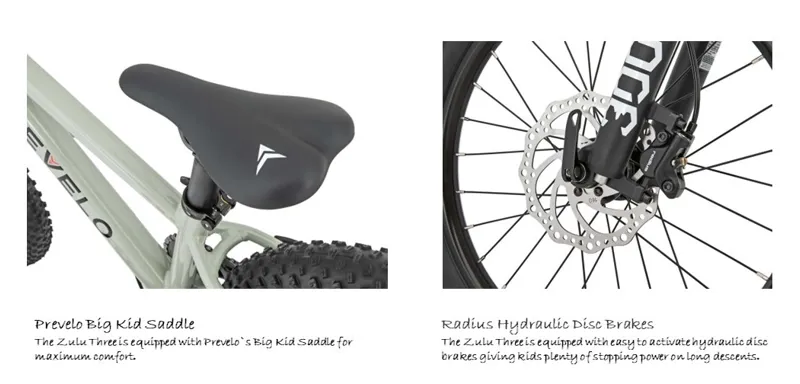 Prevelo Zulu Three 20 Inch Kids Complete Bike Go-Go Grey-4